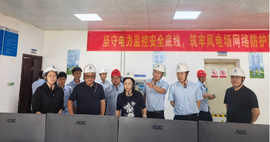 陈印辉带队赴公司风电场调研督导安全生产和精益管理工作